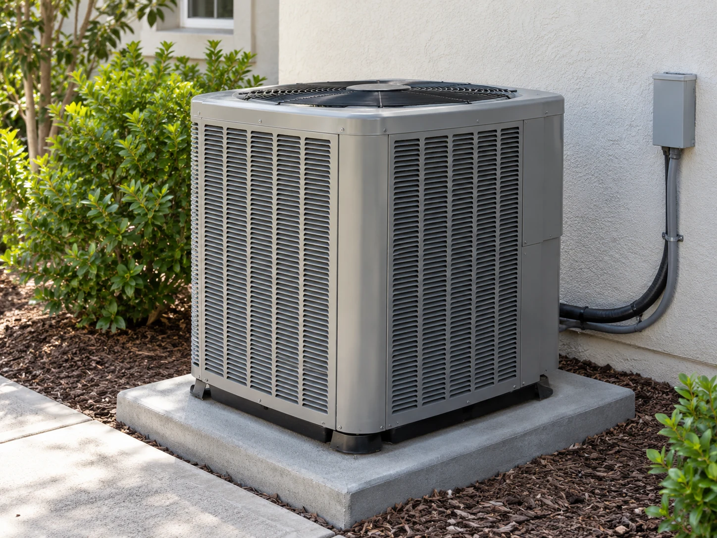 Outdoor AC equipment representing system replacement